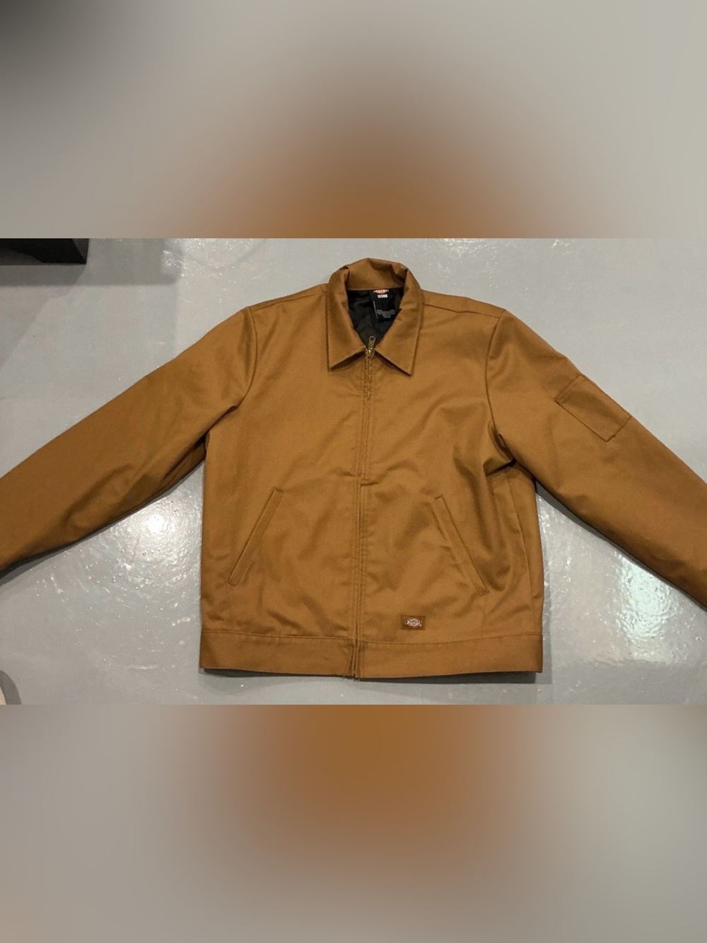 Dickies Men's Tan Icons Full Zip Jacket